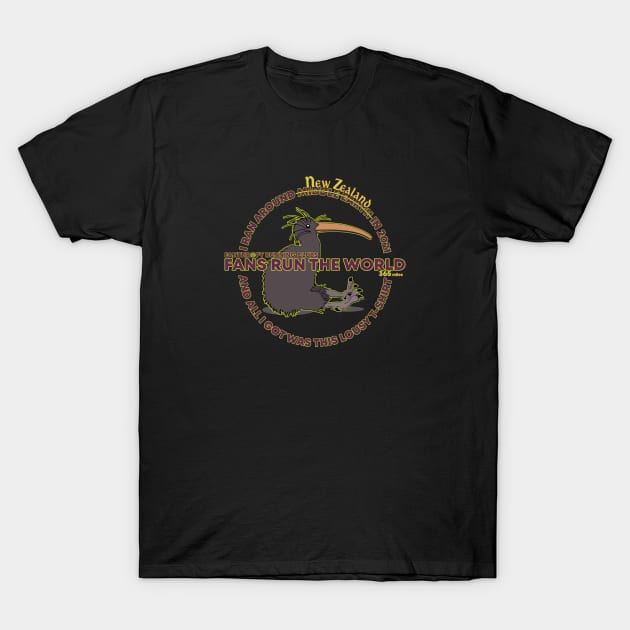 I Ran Around Middle Earth...erm...New Zealand T-Shirt by Fanthropy Running Clubs